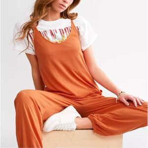 BKE Buckle Brushed Orange Jumpsuit